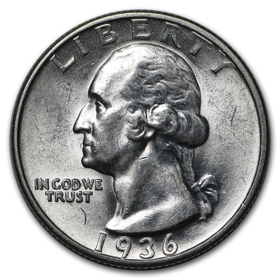 1936-D Washington Quarter BU 1936-D Washington Quarter BU